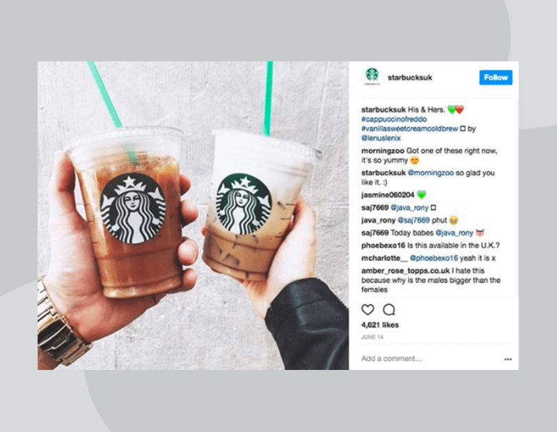 Starbucks Marketing their App