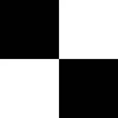 Black White Tiles Piano Tiles Mini